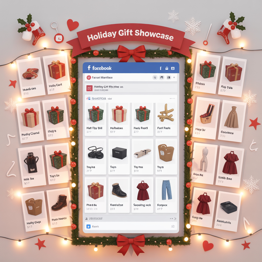 Facebook запускає вітрину святкових подарунків у Marketplace